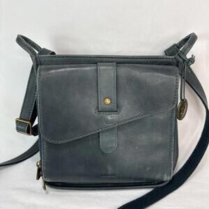 Minooy Athena Crossbody Bag RFID Blocking Built-in Wallet  Leather Blue Green